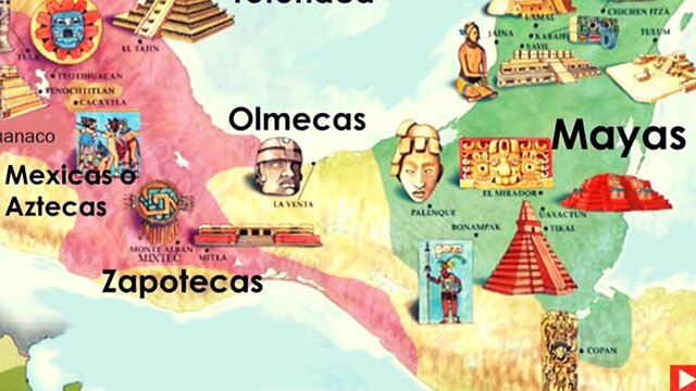 b) LAS PRINCIPALES CIVILIZACIONES MESOAMERICANAS