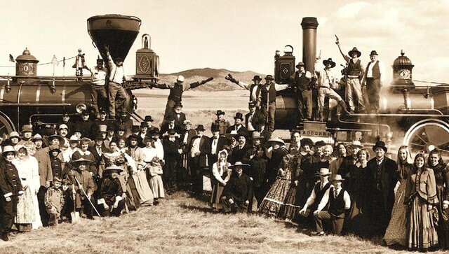 The Transcontinental Railroad Completed
