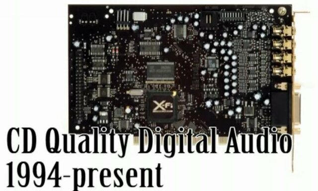 Placa de som do "Presente"