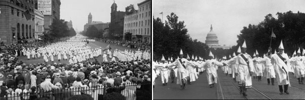 KKK March in Washington DC