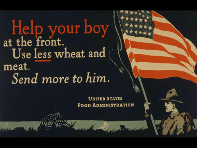 США вступает в войну. Появление цензуры.