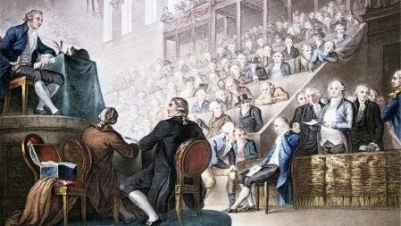 Ejecución de Luis XVI en la guillotina