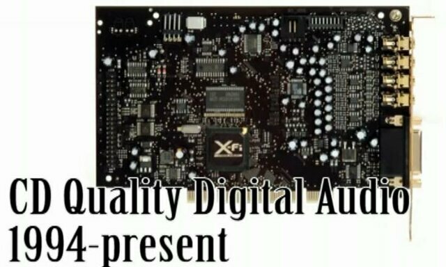 Placa de som do "Presente"