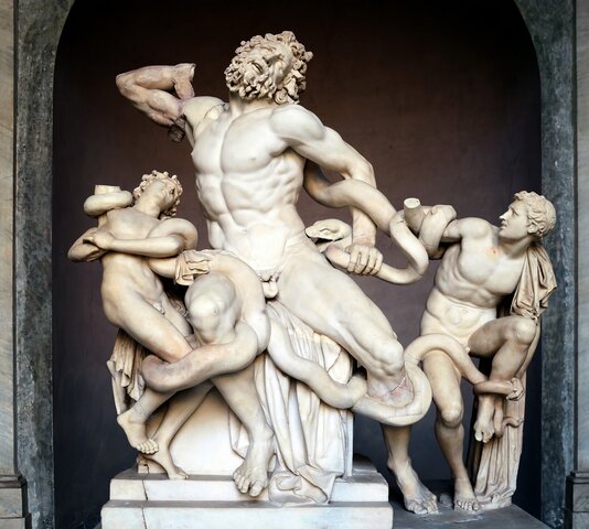 Laocoonte y sus hijos