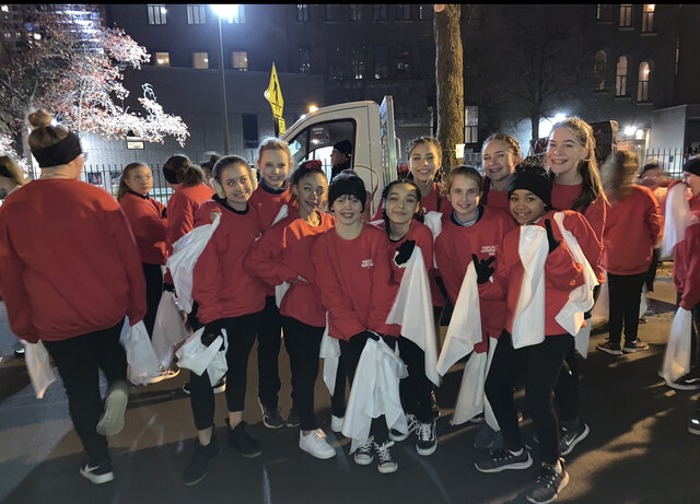 Dancing in the Magnificent Mile parade