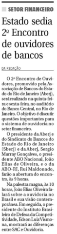 Estado sedia 2º Encontro de Ouvidores de Bancos