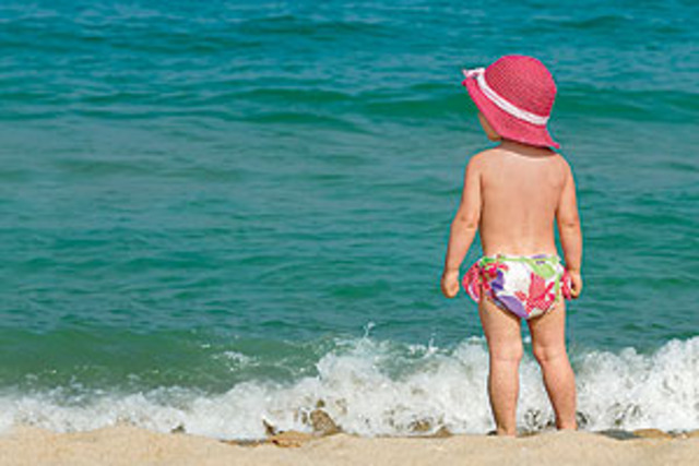 Primeira ida à praia da Isabela