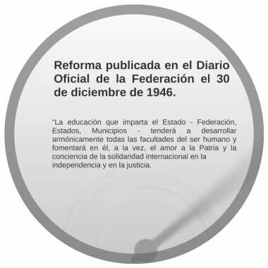 Principios filosóficos Reforma del articulo 3°