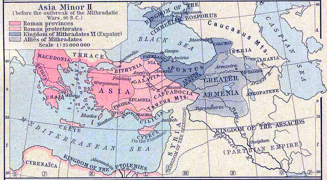 Inizio guerra contro Mitridate VI