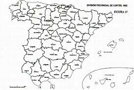 División provincial de Javier de Burgos.