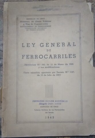 Ley General de Ferrocarriles
