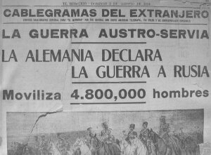 Alemania le declara la guerra a Rusia