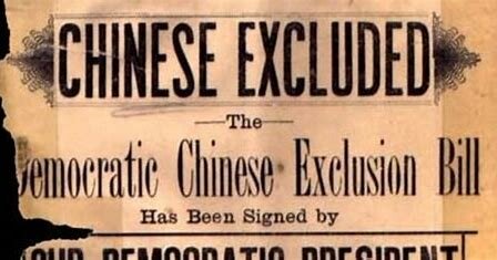 Chinese Exclusion Act of 1882​