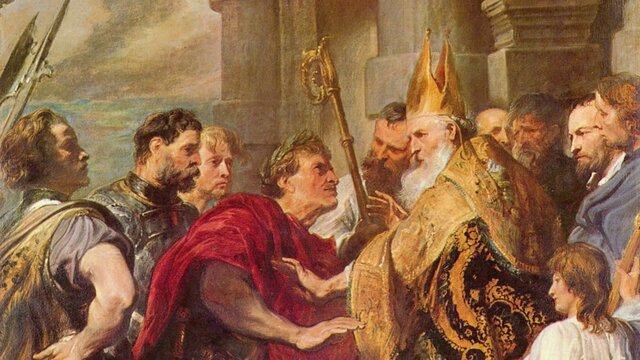 Desplazamiento de S. Agustín a Milán