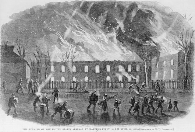 John Brown raids Harpers Ferry