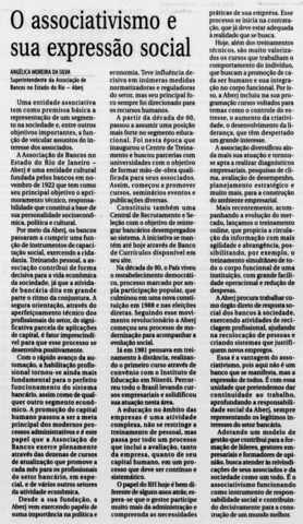 O Associativismo e sua expressão social, artigo de Angélica, Superintendente da Aberj