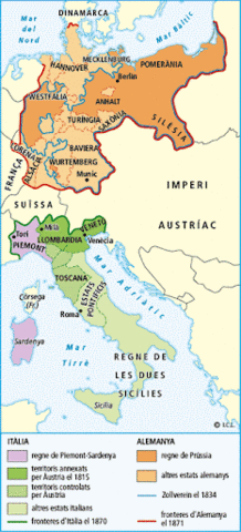 Unificacions i creació d’Itàlia i Alemanya
