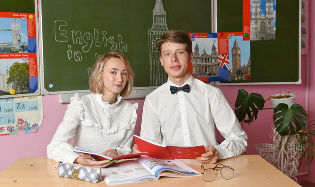 Первая фотосессия для выпускного альбома