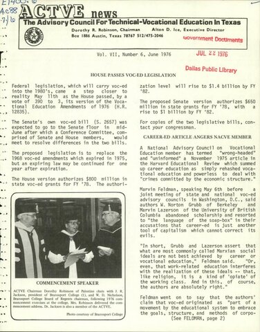 Vocational Amendments