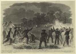 Generals Holmes and Marmaduke attack the Union Army