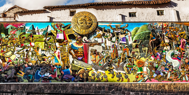Great Mural of the History of Cusco - Juan Bravo Vizcarra