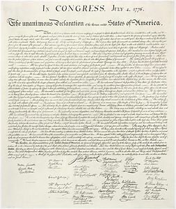 Declaració Independència. Thomas Jefferson.