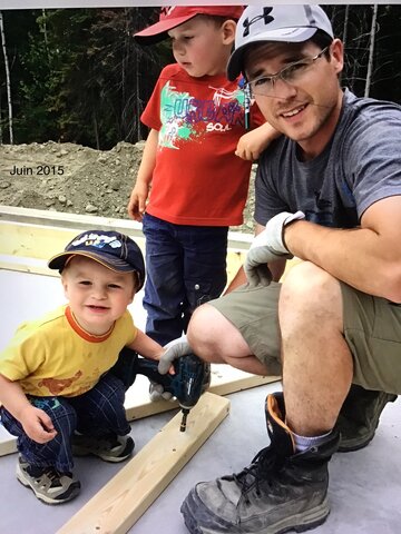 Construction du garage