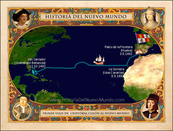 PRIMER VIAJE DE CRISTÓBAL COLÓN