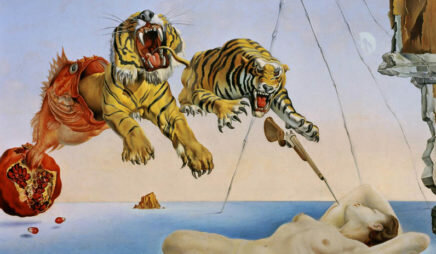 Dream Caused by the Flight of a Bee Around a Pomegranate a Second Before Awakening