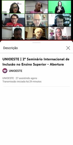 2° Seminário Internacional de Inclusão  no Ensino Superior