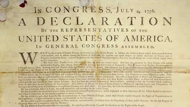 Declaration of Independence adopted