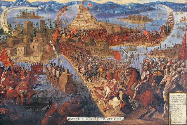 Hernan Cortes Destroys the Aztec Empire