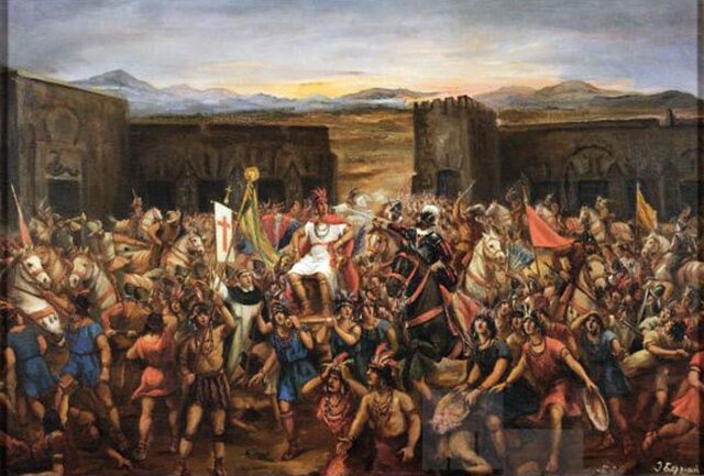 Francisco Pizarro Destroys Inca Empire