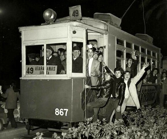 Desaparición del tranvía