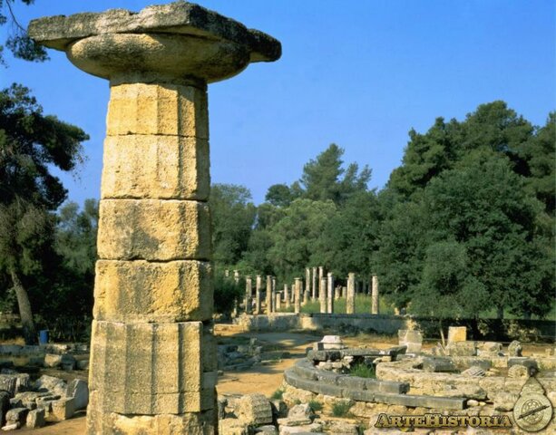 Templo de Hera en Olimpia (Arquitectura Griega)
