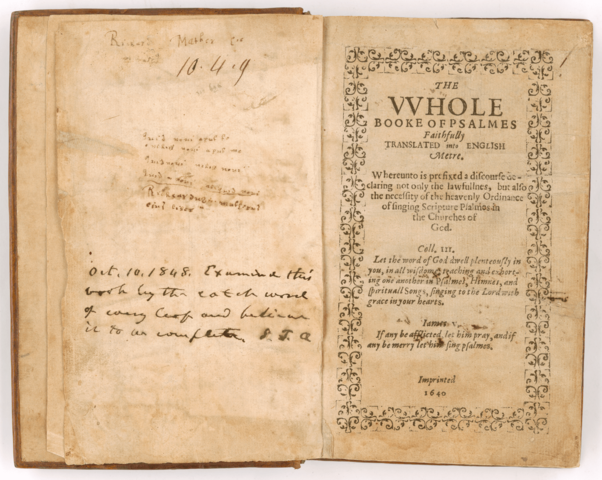 The first book published in North America
