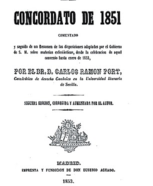Concordato con la Santa Sede.