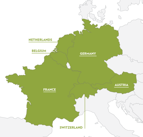 EXPANSION TO FRANCE, BELGIUM, GERMANY AND SWITZERLAND