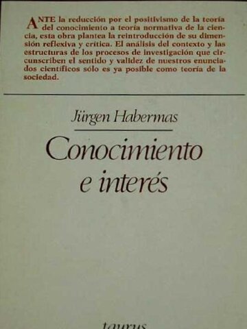 Habermas publica "conocimiento e interés"