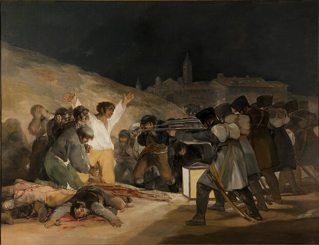 GOYA  (Obra : Els Afusellaments del 3 de Maig)