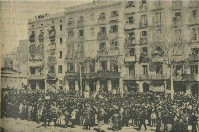 Inauguració biblioteca d'autors catalans