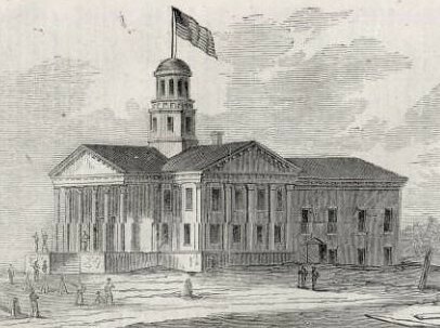 Camp near Davis Mills