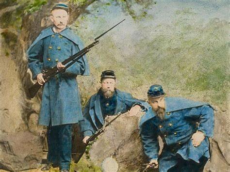 Joseph Saberton enlists in the union army