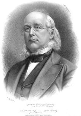 Horace Greeley nominated by the Liberal Republicans