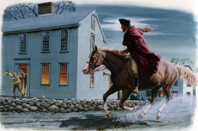 Midnight ride with Paul Revere