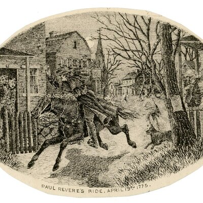 Timeline: midnight ride with paul revere