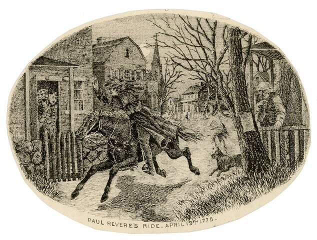 midnight ride with paul revere