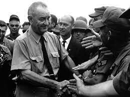 LBJ ordered 1st troops to Vietnam