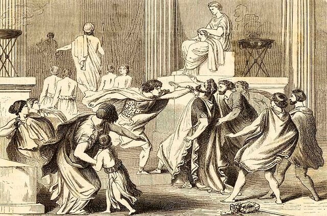 Fallecimiento de Filipo II.