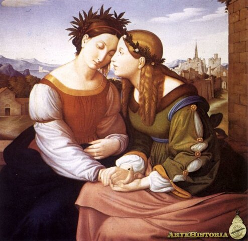 Germània i Itàlia - Overbeck